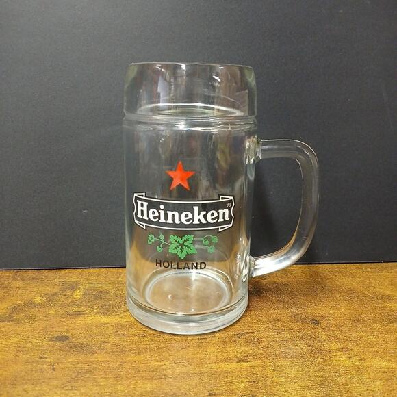 Other - Heineken Tankard Beer Glass with Handle, 0.5L / 1 Pint